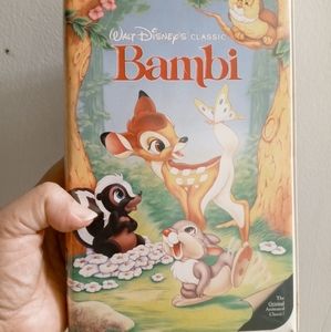 Vintage 1989 #942 black diamond Bambi VHS